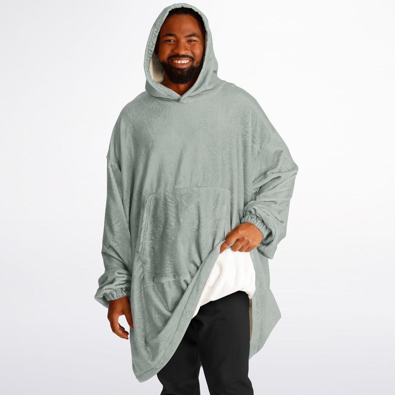Neutral Ash Gray Adult Standard Hoodie
