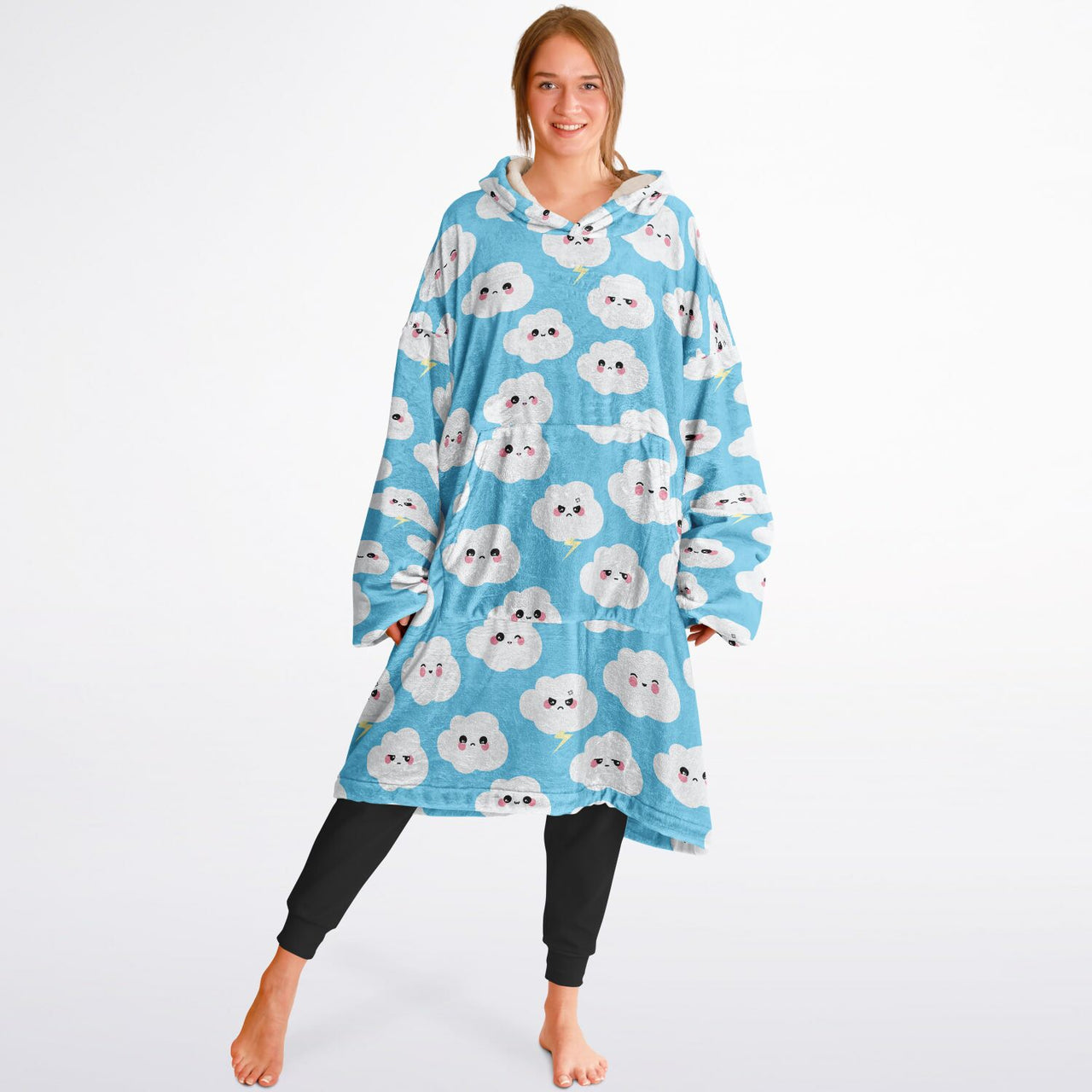 Pattern Cloudie Adult Standard Hoodie