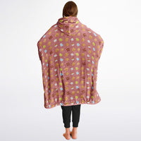 Thumbnail for Animal 1 and Smores Pattern Oversized Reversible Hoodie