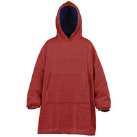 Thumbnail for Jewel Deep Amethyst and Opulant Ruby Youth Reversible Hoodie