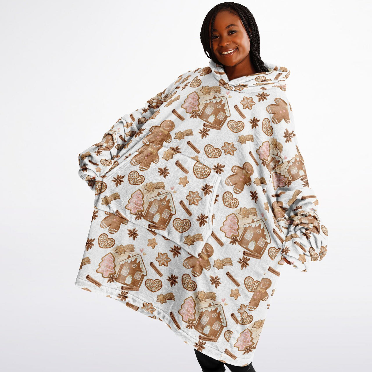 Christmas Pattern Ginger Bread Adult Standard Hoodie