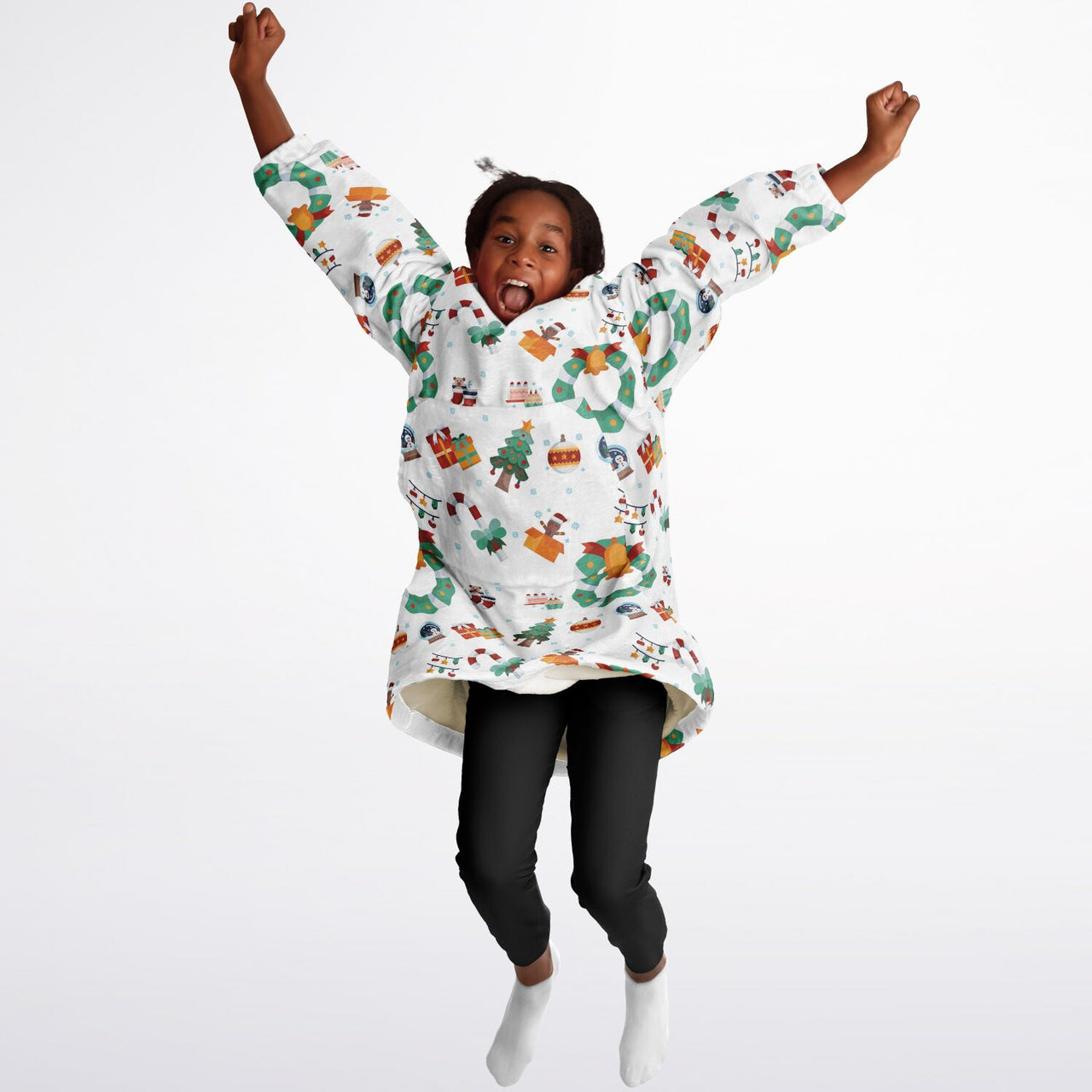 Winter Christmas Pattern Youth Standard Hoodie