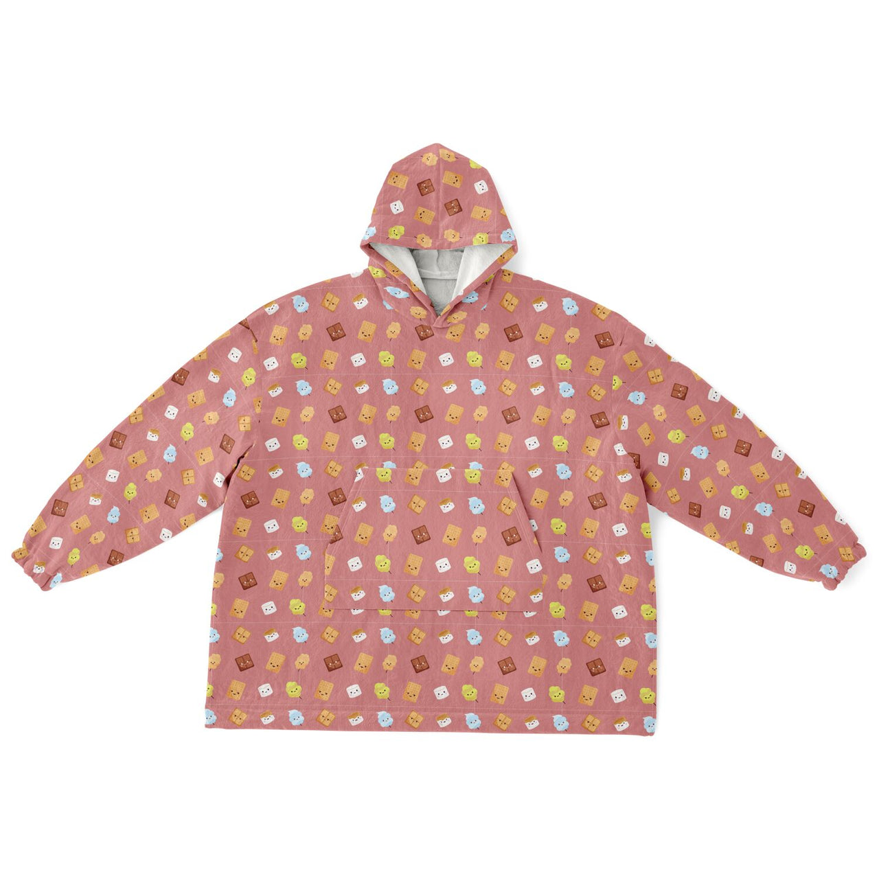 Smores Pattern Snug Hoodie