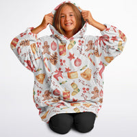 Thumbnail for Red Christmas Pattern Youth Standard Hoodie