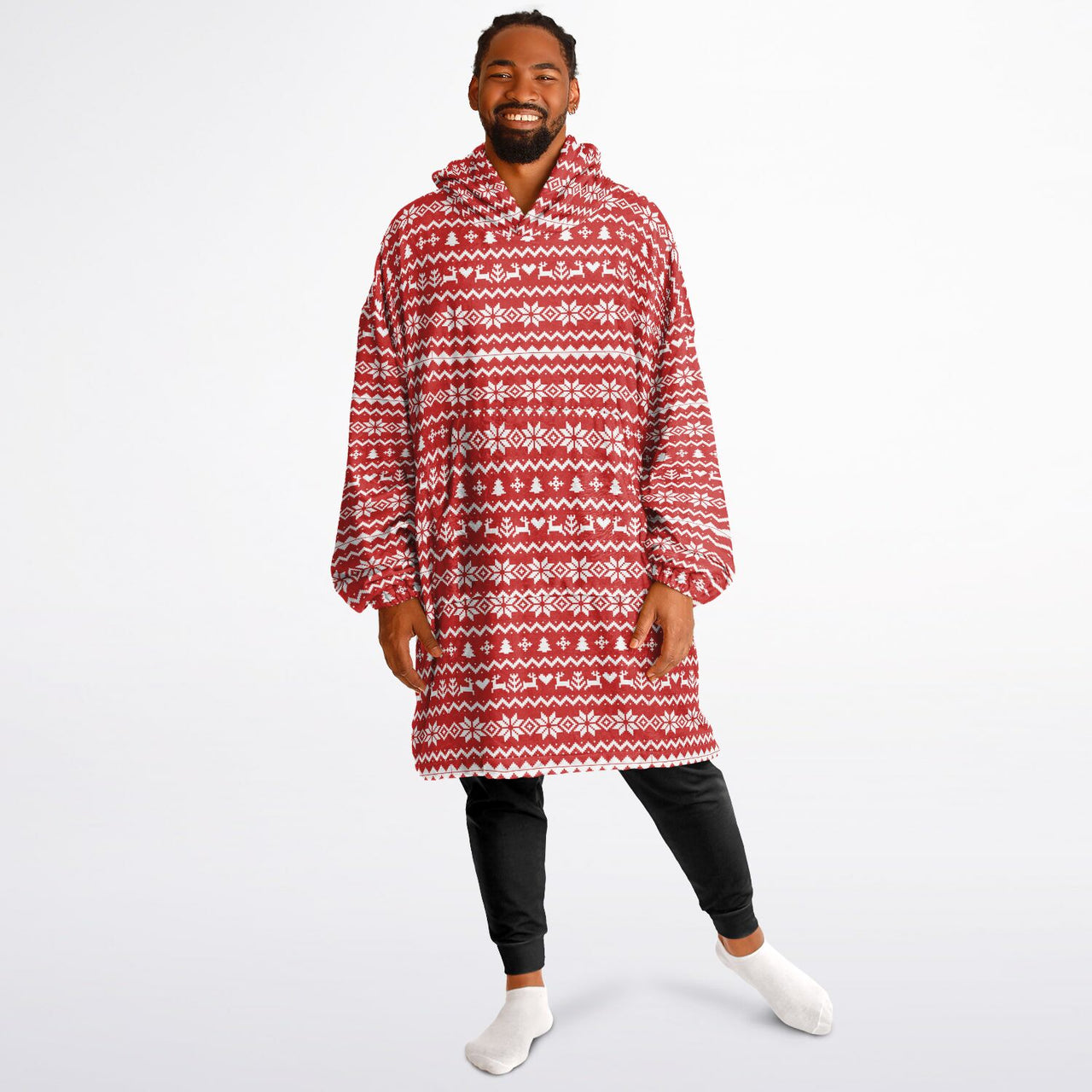 Christmas Pattern Ugly Christmas Sweater Adult Standard Hoodie