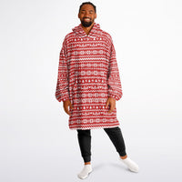 Thumbnail for Christmas Pattern Ugly Christmas Sweater Adult Standard Hoodie