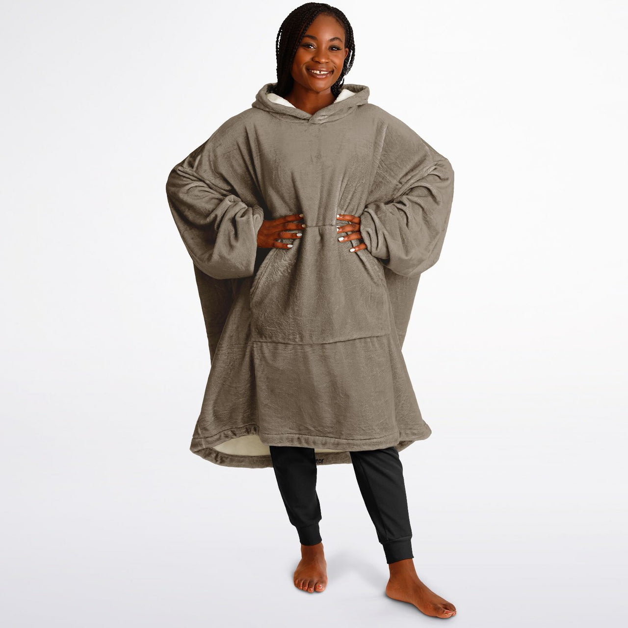 Neutral Warm Taupe Adult Standard Hoodie