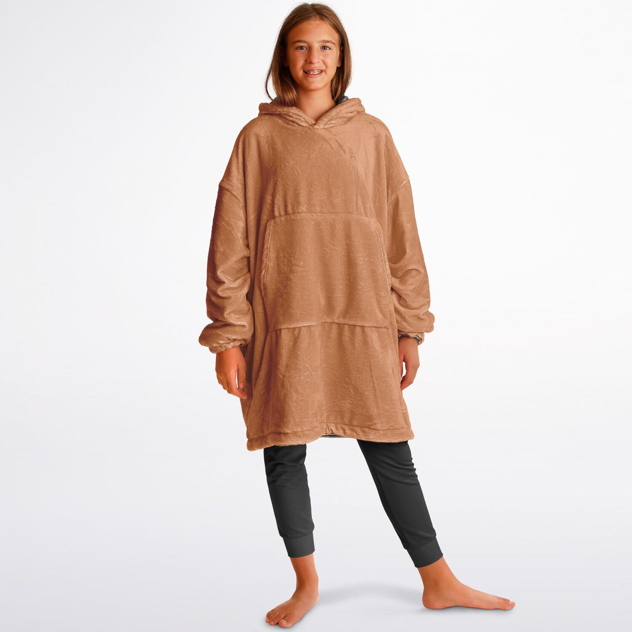 Apricot Crush and Soft Amber New Color 2024 Youth Reversible Hoodie