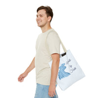 Thumbnail for Walk by Faith Tote Bag — Inspirational Scripture Beach Tote