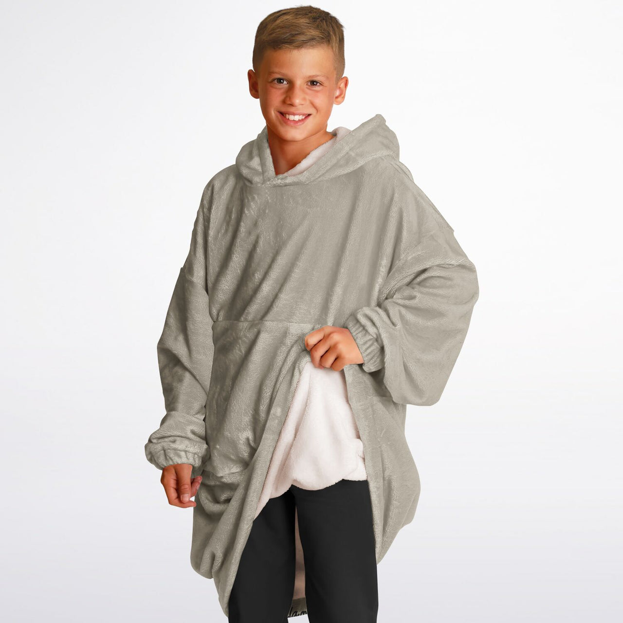 Neutral Cool Beige Youth Standard Hoodie