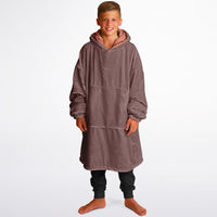 Thumbnail for Earthy Tones Rose Taupe and Roman Youth Reversible Hoodie