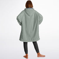 Thumbnail for Neutral Slate and Ash Gray Youth Reversible Hoodie