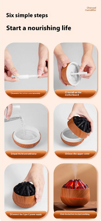 Thumbnail for Ultrasonic PureMist Charcoal Humidifier