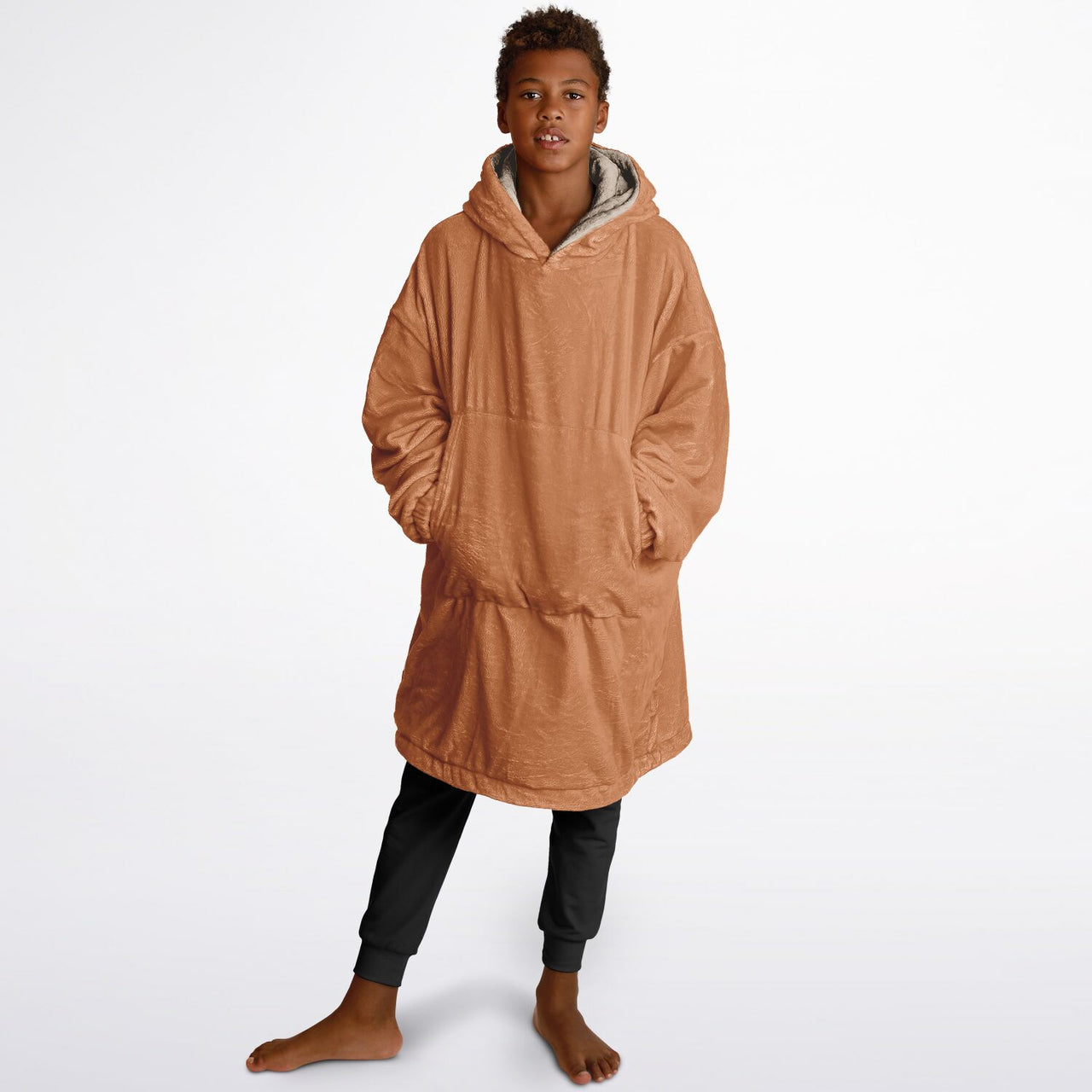 Apricot Crush and Soft Amber New Color 2024 Youth Reversible Hoodie