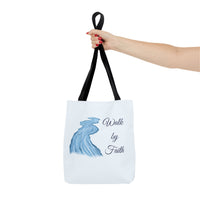 Thumbnail for Walk by Faith Tote Bag — Inspirational Scripture Beach Tote