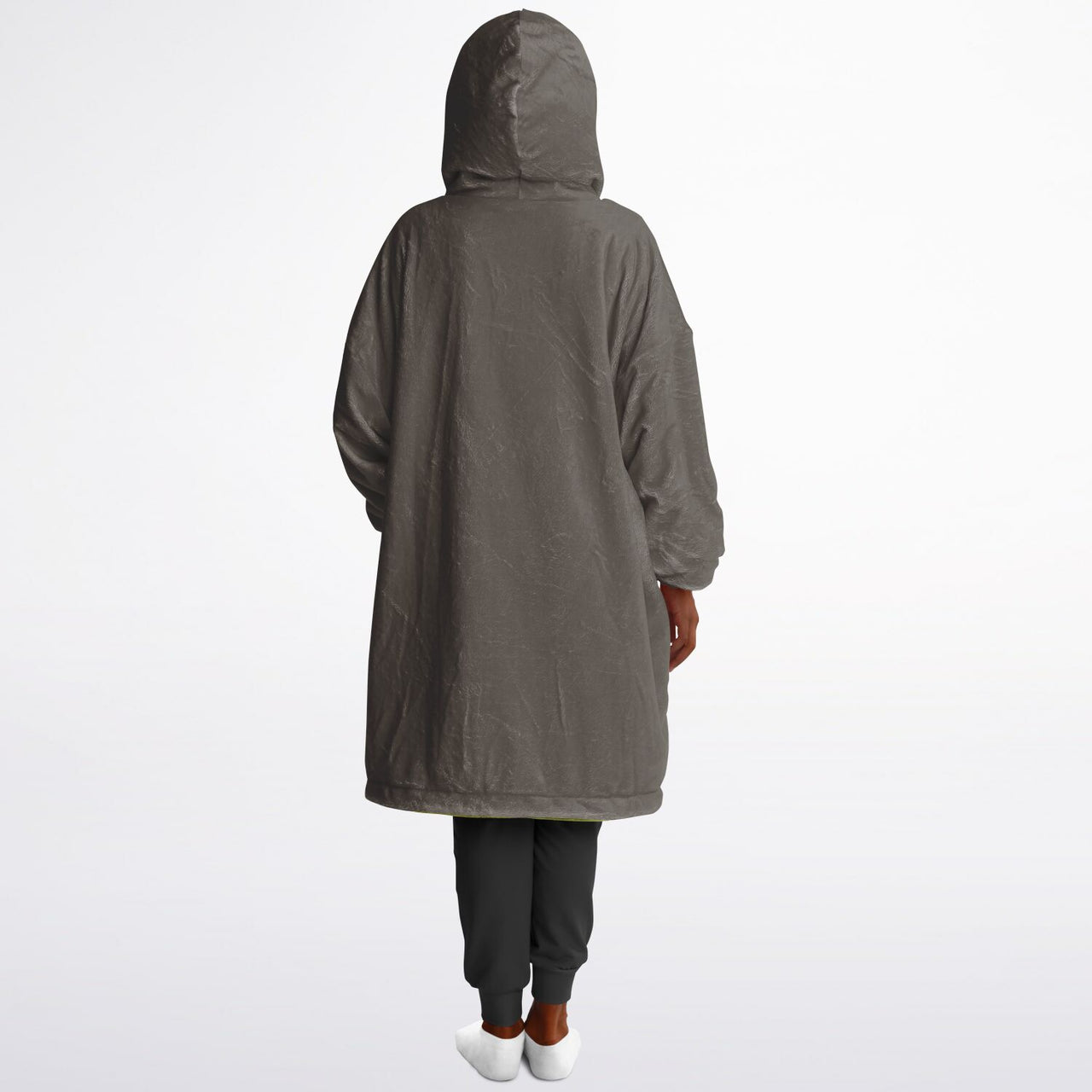 Earthy Tones Olive Green and Sandstone Youth Reversible Hoodie