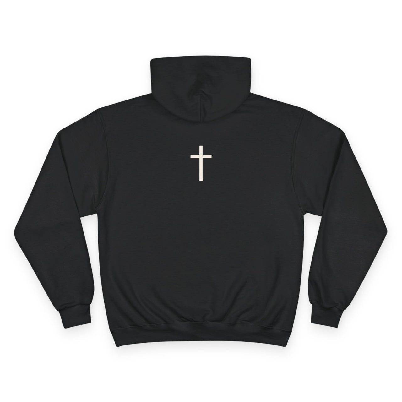 Be Still and Know Hoodie — Minimal Christian Cross Faith Pullover