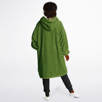 Thumbnail for Earthy Tones Olive Drab and Olive Green Youth Reversible Hoodie