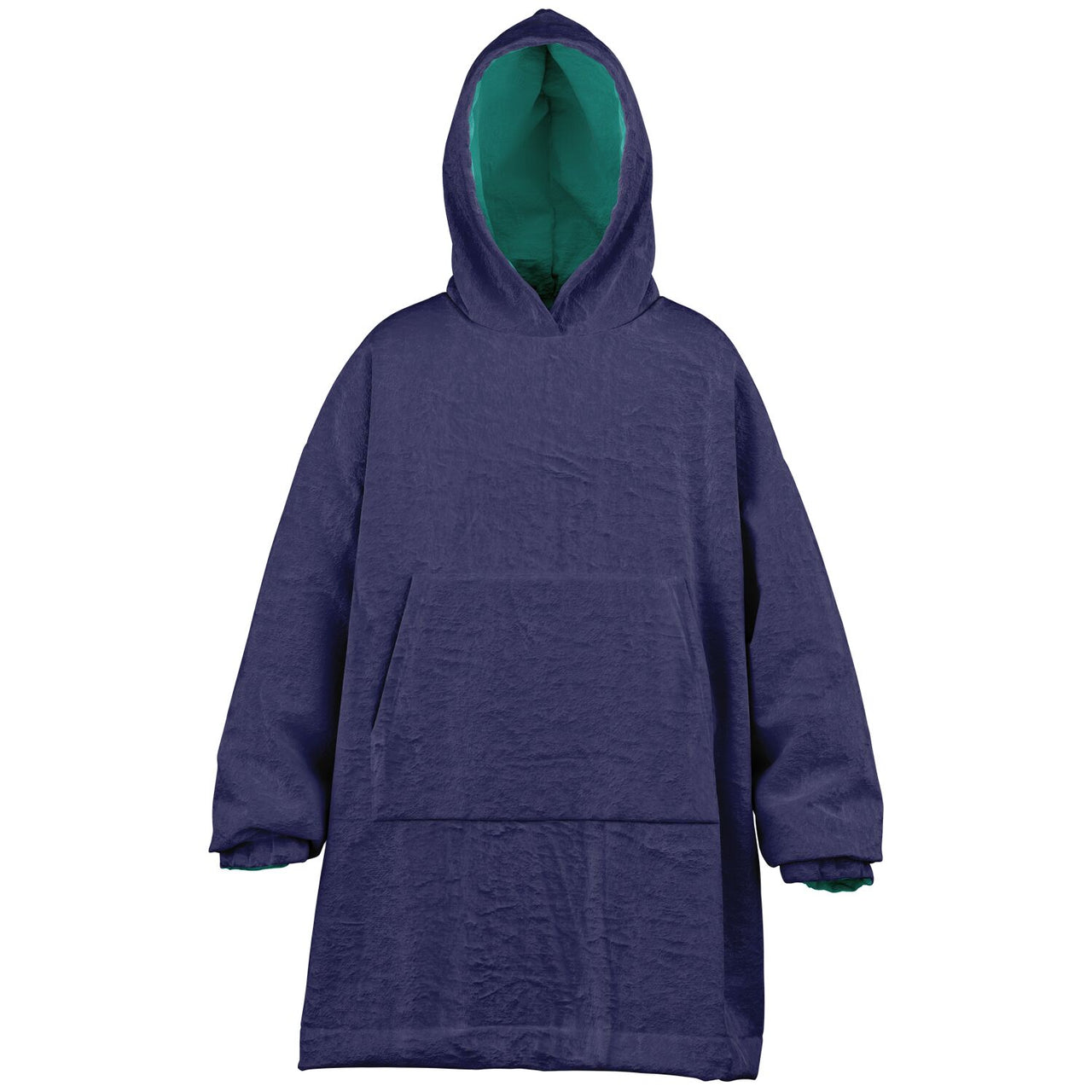 Jewel Emeral Green ang Deep Amethyst Youth Reversible Hoodie