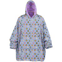 Thumbnail for Animal 2and  Animal 1 Pattern Design Oversized Reversible Hoodie
