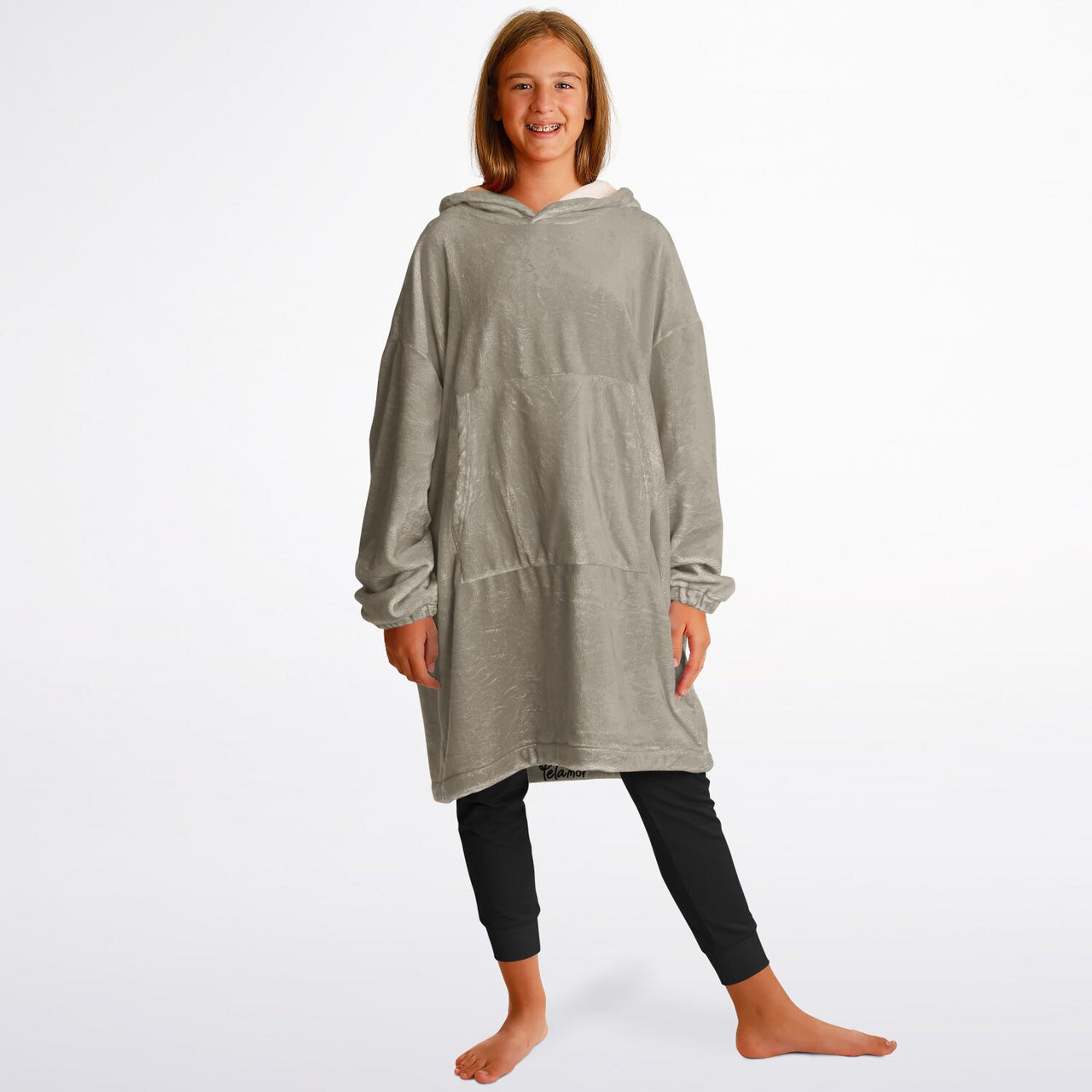 Neutral Cool Beige Youth Standard Hoodie