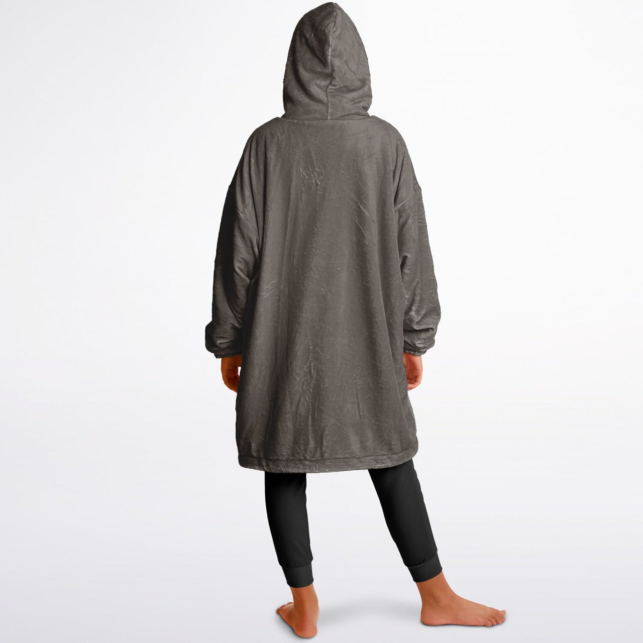 Earthy Tones Olive Drab and Sandstone Youth Reversible Hoodie