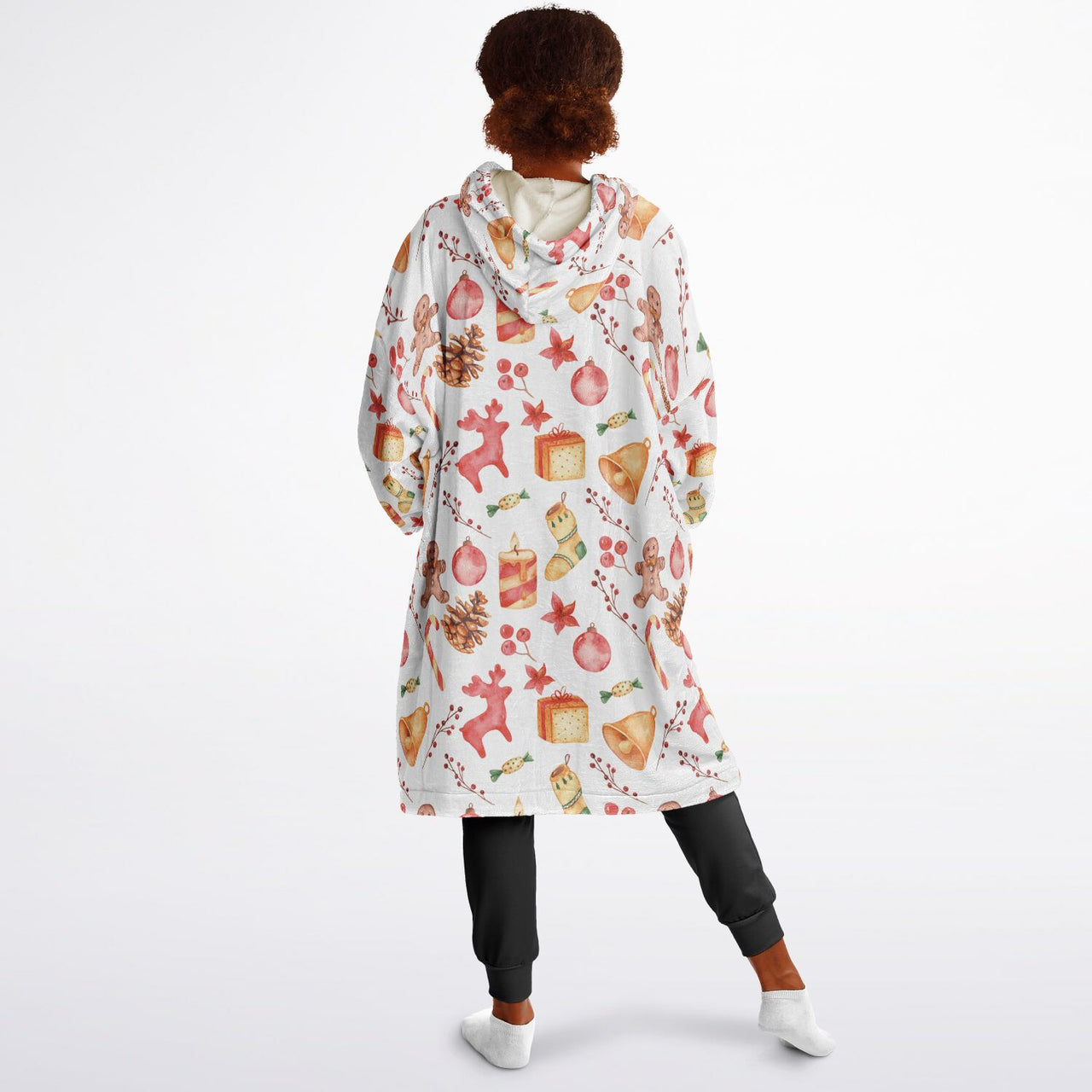 Red Christmas Pattern Youth Standard Hoodie