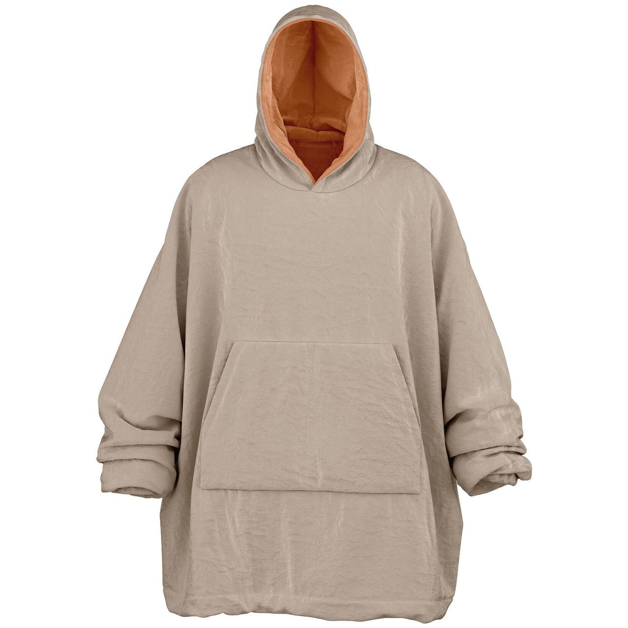 Apricot Crush and Soft Amber New Color 2024 Oversized Reversible Hoodie