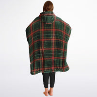Thumbnail for Christmas Pattern Checkered 1 and Winter Bear Oversized Reversible Hoodie