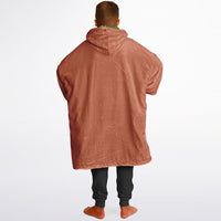 Thumbnail for Earthy Tones Roman and Olive Drab Youth Reversible Hoodie