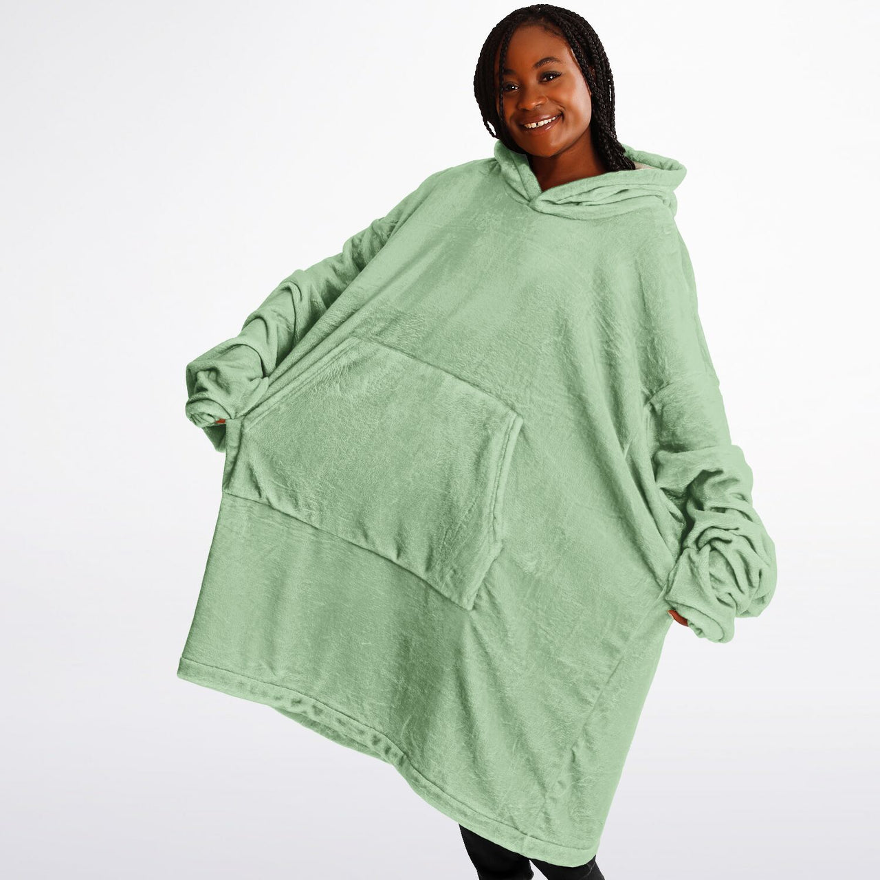 Pastel Surf Green Adult Standard Hoodie