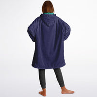 Thumbnail for Jewel Emeral Green ang Deep Amethyst Youth Reversible Hoodie