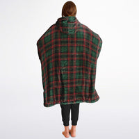 Thumbnail for Christmas Pattern Checkered 2 and Winter Cat Oversized Reversible Hoodie