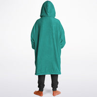 Thumbnail for Jewel Emeral Green ang Deep Amethyst Youth Reversible Hoodie