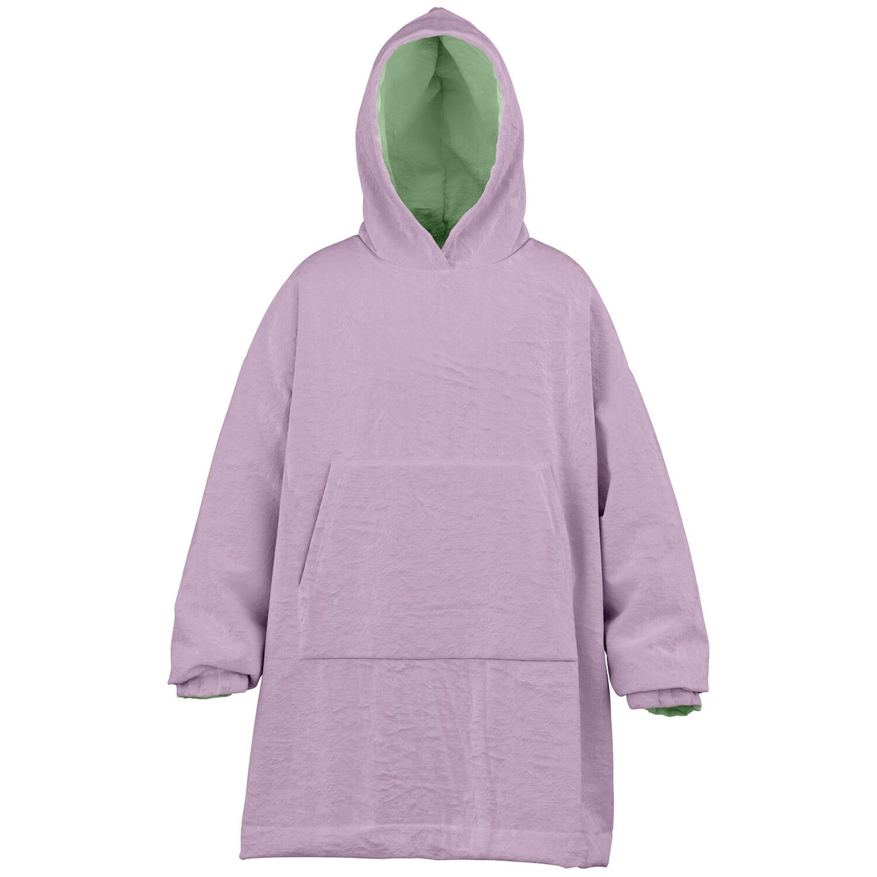 Pastel Pistachio Green and Lilac Youth Reversible Hoodie