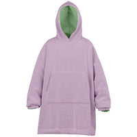 Thumbnail for Pastel Pistachio Green and Lilac Youth Reversible Hoodie