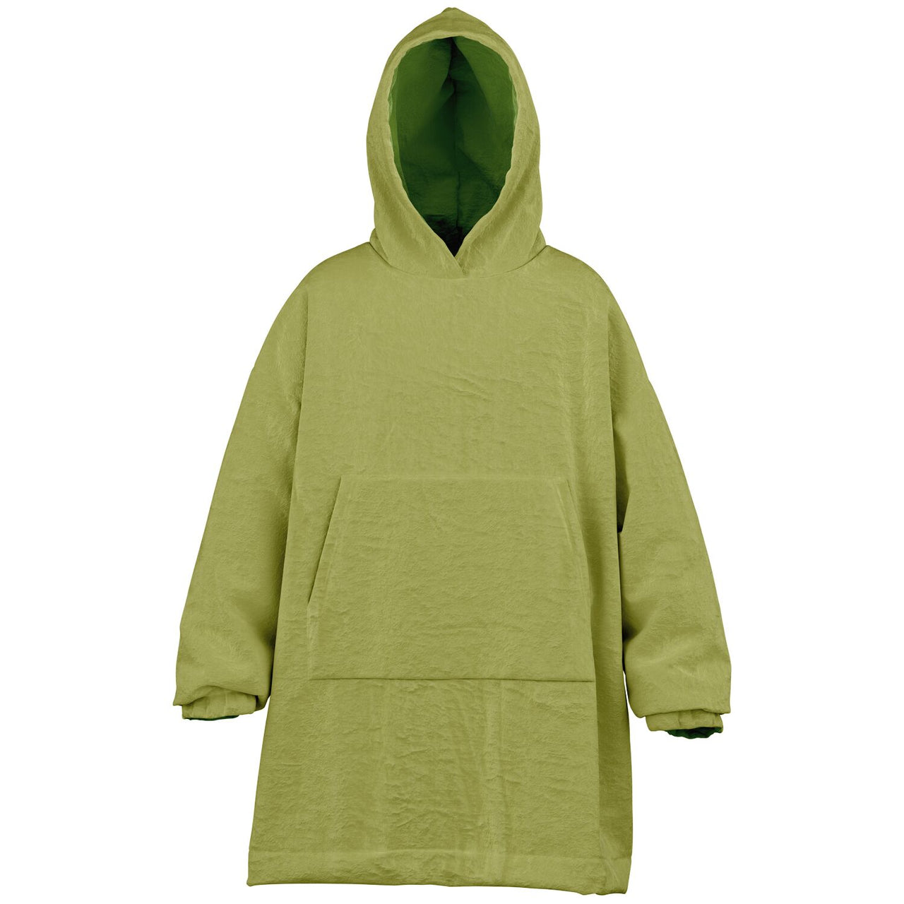 Earthy Tones Olive Drab and Olive Green Youth Reversible Hoodie