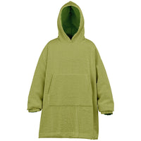 Thumbnail for Earthy Tones Olive Drab and Olive Green Youth Reversible Hoodie