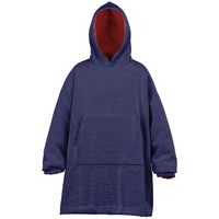 Thumbnail for Jewel Deep Amethyst and Opulant Ruby Youth Reversible Hoodie