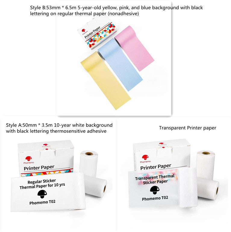 Compact Bluetooth Thermal Printer for Home