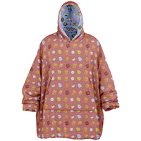 Thumbnail for Animal 1 and Smores Pattern Oversized Reversible Hoodie