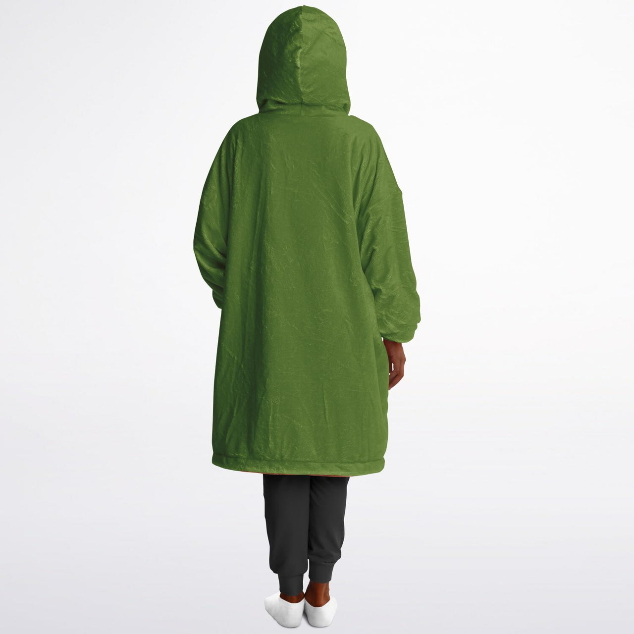 Earthy Tones Roman and Olive Drab Youth Reversible Hoodie