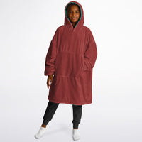 Thumbnail for Jewel Opulent Ruby and Emerald Green Youth Reversible Hoodie