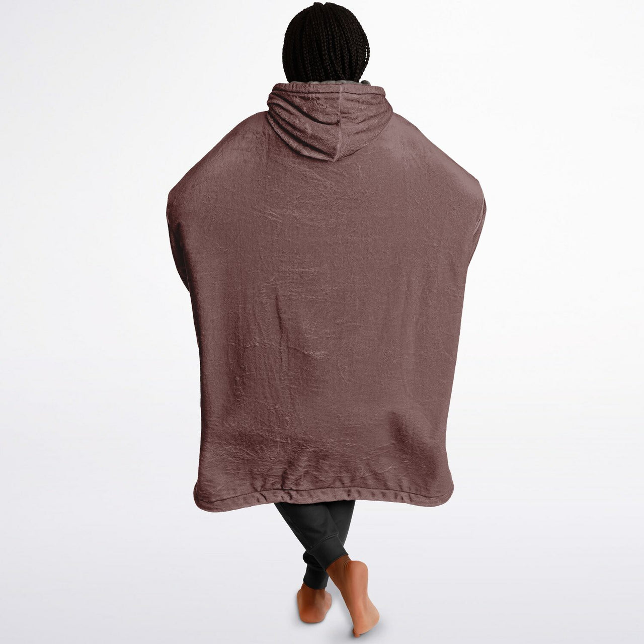 Earthy Tones Rose Taupe and Sandstone Oversized Reversible Hoodie