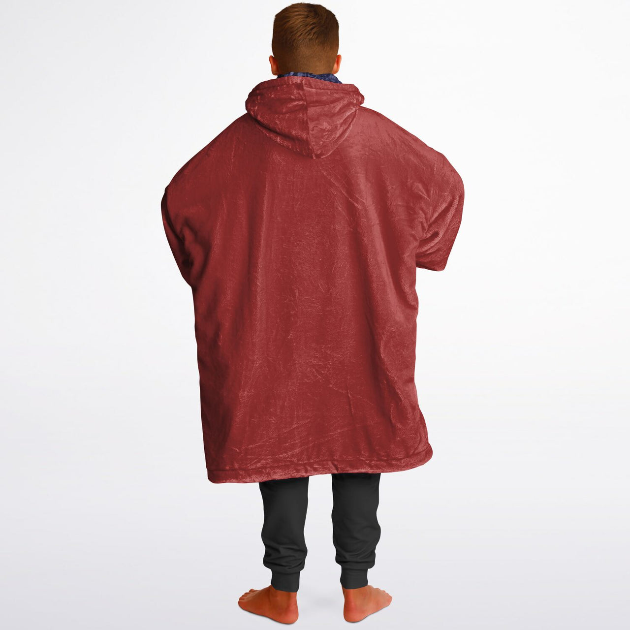 Jewel Deep Amethyst and Opulant Ruby Youth Reversible Hoodie