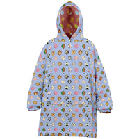 Thumbnail for Smores and Animal 1 Pattern Oversized Youth Reversible Hoodie