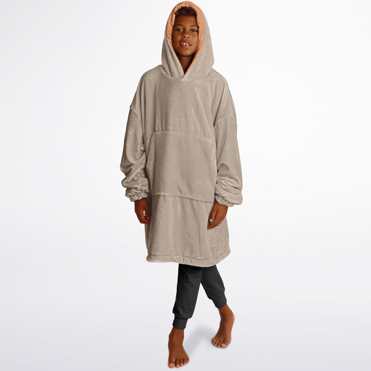 Apricot Crush and Soft Amber New Color 2024 Youth Reversible Hoodie