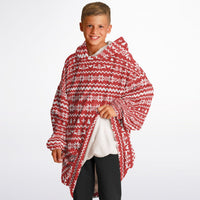 Thumbnail for Christmas Pattern Ugly Christmas Sweater Youth Standard Hoodie