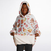 Thumbnail for Red Christmas Pattern Youth Standard Hoodie