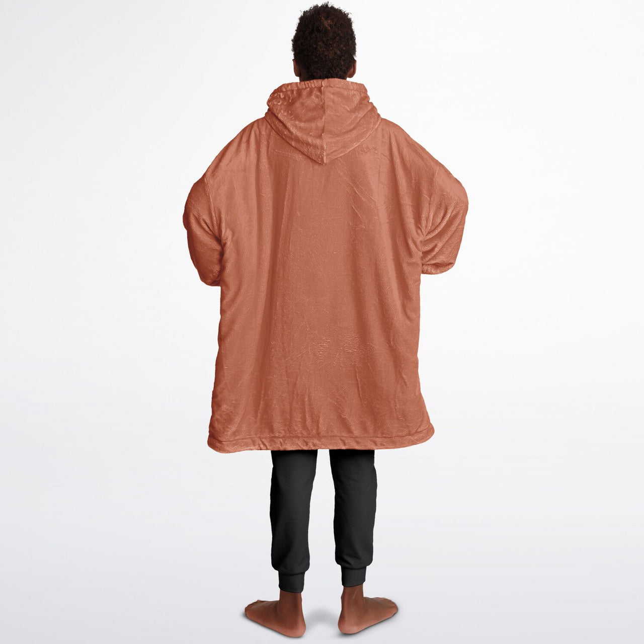 Earthy Tones Roman Peach and Olive Green Youth Reversible Hoodie